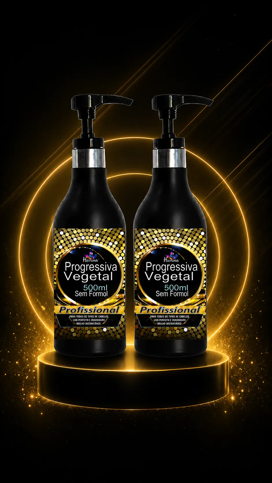 Progressiva Vegetal 2 em 1 sem formol — 500 ml